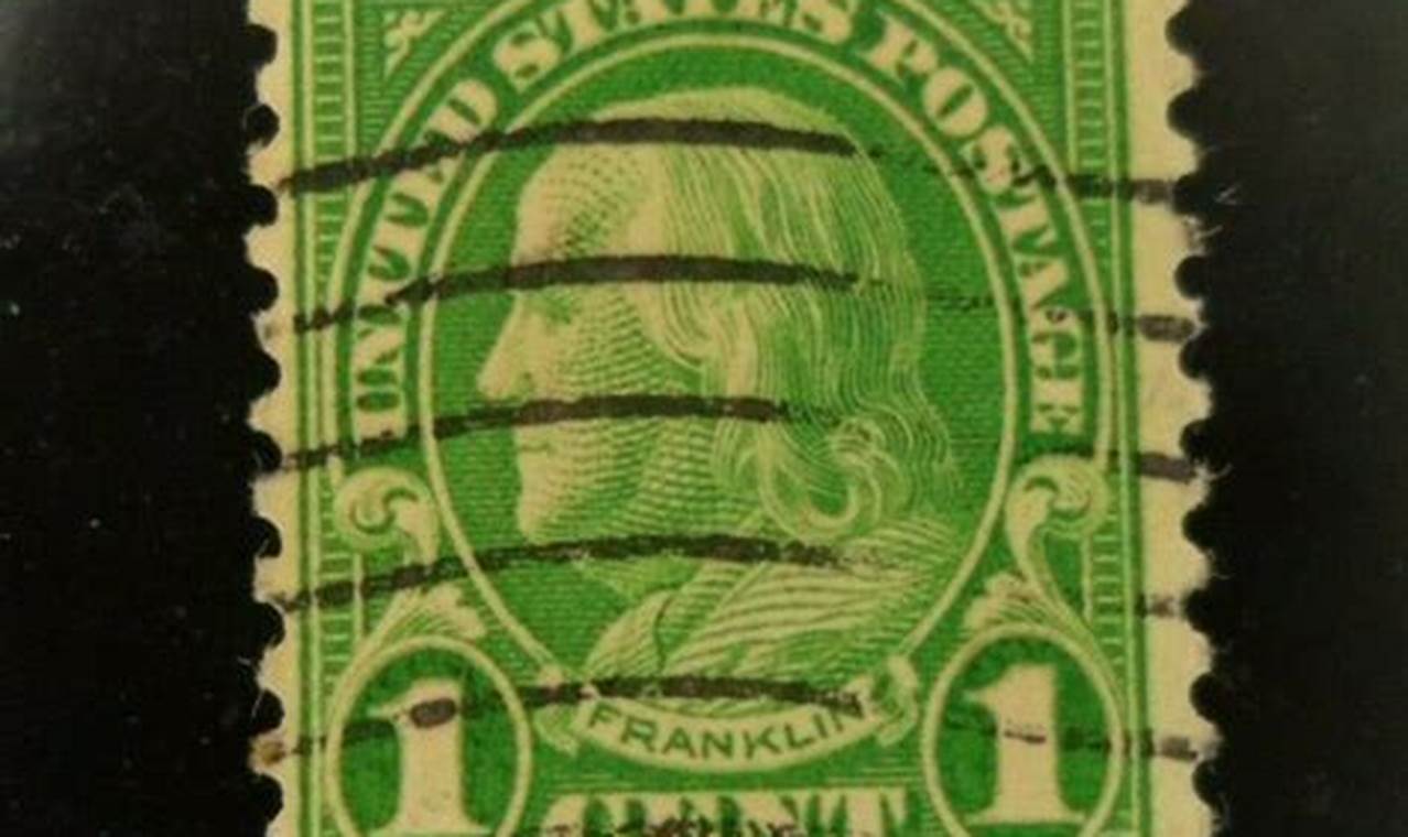 Collect 1 Cent Franklin Green Stamps: Guide | Old Stamp Collecting Guide: Discover, Value & Preserve Vintage Stamps