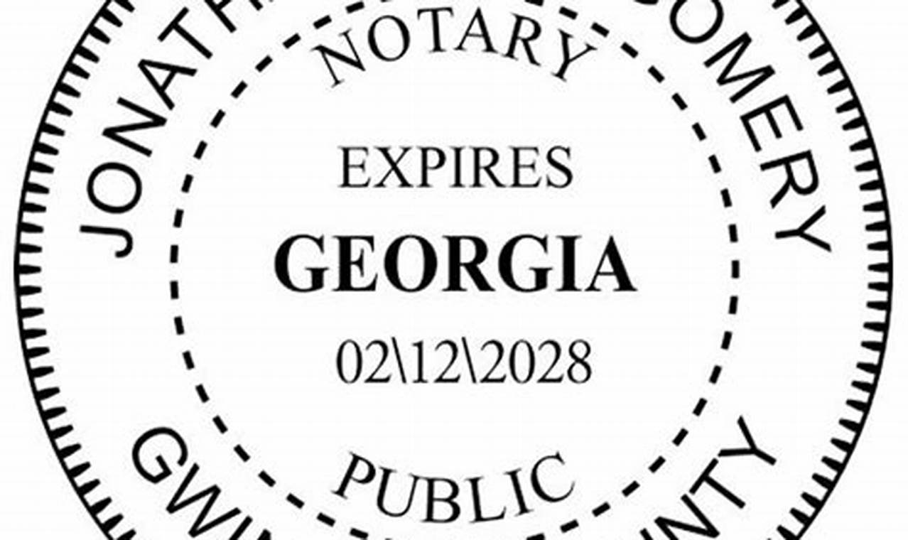 Order Your Georgia Notary Stamp Today! | Old Stamp Collecting Guide: Discover, Value & Preserve Vintage Stamps