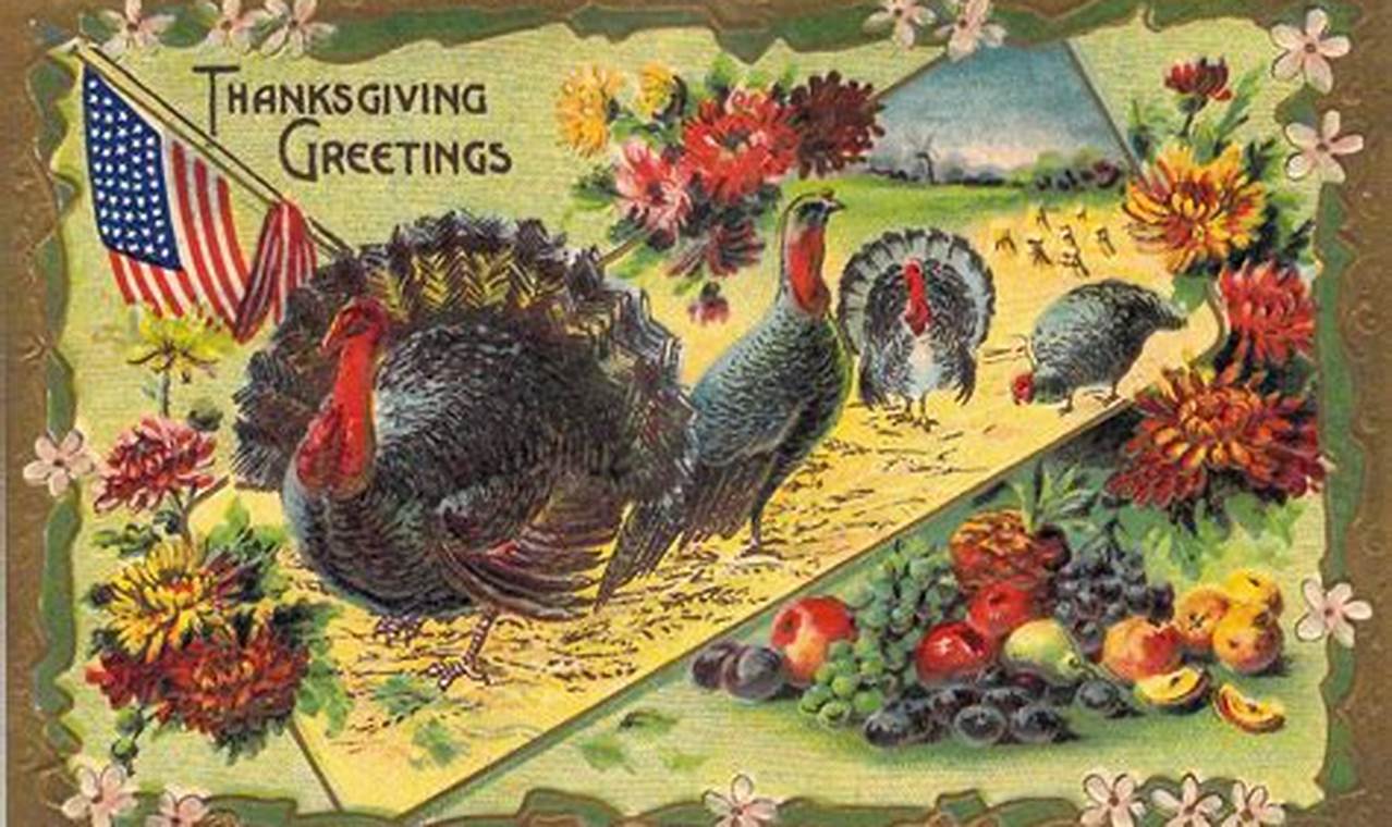 Vintage Thanksgiving Postcard | Old Stamp Collecting Guide: Discover, Value & Preserve Vintage Stamps